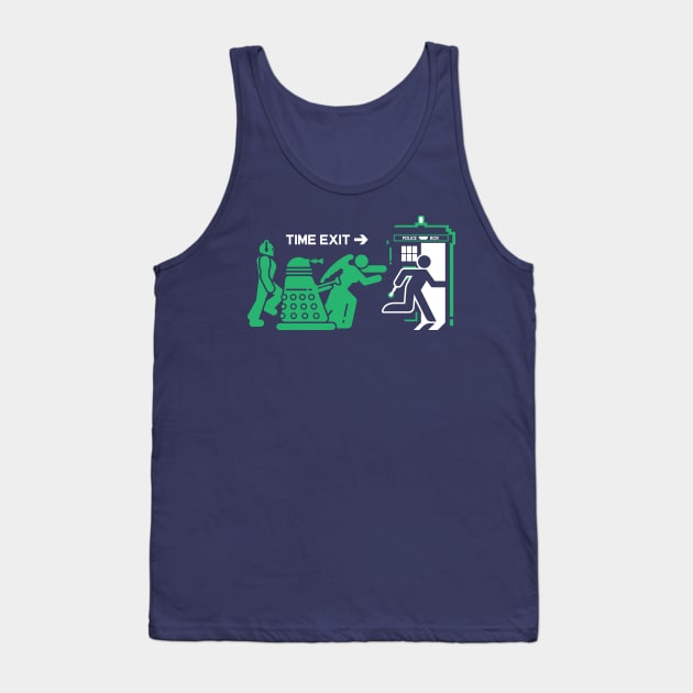Time Exit - green Tank Top by HtCRU